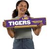 YouTheFan NCAA 3D Street Sign, precision-crafted, ready-to-hang wall art, officially licensed and stylish addition for the ultimate team fan(LSU Tigers)