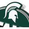 YouTheFan NCAA 3D Street Sign, precision-crafted, ready-to-hang wall art, officially licensed and stylish addition for the ultimate team fan(Michigan State Spartans)