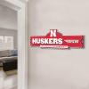 YouTheFan NCAA 3D Street Sign, precision-crafted, ready-to-hang wall art, officially licensed and stylish addition for the ultimate team fan(Nebraska Cornhuskers)