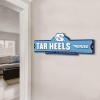 YouTheFan NCAA 3D Street Sign, precision-crafted, ready-to-hang wall art, officially licensed and stylish addition for the ultimate team fan(North Carolina Tar Heels)