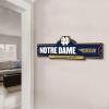 YouTheFan NCAA 3D Street Sign, precision-crafted, ready-to-hang wall art, officially licensed and stylish addition for the ultimate team fan(Notre Dame Fighting Irish)