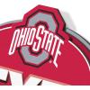 YouTheFan NCAA 3D Street Sign, precision-crafted, ready-to-hang wall art, officially licensed and stylish addition for the ultimate team fan(Ohio State Buckeyes)