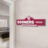 YouTheFan NCAA 3D Street Sign, precision-crafted, ready-to-hang wall art, officially licensed and stylish addition for the ultimate team fan(Oklahoma Sooners)