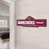 YouTheFan NCAA 3D Street Sign, precision-crafted, ready-to-hang wall art, officially licensed and stylish addition for the ultimate team fan(South Carolina Gamecocks)