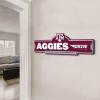 YouTheFan NCAA 3D Street Sign, precision-crafted, ready-to-hang wall art, officially licensed and stylish addition for the ultimate team fan(Texas A&M Aggies)