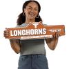 YouTheFan NCAA 3D Street Sign, precision-crafted, ready-to-hang wall art, officially licensed and stylish addition for the ultimate team fan(Texas Longhorns)