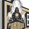 YouTheFan NCAA 3D Wall Pennant, precision-crafted, unique shape made of multiple layers, ready-to-hang, officially licensed and stylish addition for ultimate team fan(Purdue Boilermakers)