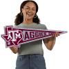 YouTheFan NCAA 3D Wall Pennant, precision-crafted, unique shape made of multiple layers, ready-to-hang, officially licensed and stylish addition for ultimate team fan(Texas A&M Aggies)