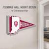 YouTheFan NCAA 3D Wall Pennant, precision-crafted, unique shape made of multiple layers, ready-to-hang, officially licensed and stylish addition for ultimate team fan(Indiana Hoosiers)