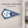 YouTheFan NCAA 3D Wall Pennant, precision-crafted, unique shape made of multiple layers, ready-to-hang, officially licensed and stylish addition for ultimate team fan(North Carolina Tar Heels)