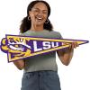 YouTheFan NCAA 3D Wall Pennant, precision-crafted, unique shape made of multiple layers, ready-to-hang, officially licensed and stylish addition for ultimate team fan(LSU Tigers)