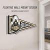 YouTheFan NCAA 3D Wall Pennant, precision-crafted, unique shape made of multiple layers, ready-to-hang, officially licensed and stylish addition for ultimate team fan(Purdue Boilermakers)