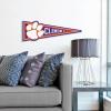 YouTheFan NCAA 3D Wall Pennant, precision-crafted, unique shape made of multiple layers, ready-to-hang, officially licensed and stylish addition for ultimate team fan(Clemson Tigers)