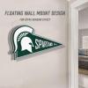 YouTheFan NCAA 3D Wall Pennant, precision-crafted, unique shape made of multiple layers, ready-to-hang, officially licensed and stylish addition for ultimate team fan(Michigan State Spartans)