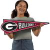 YouTheFan NCAA 3D Wall Pennant, precision-crafted, unique shape made of multiple layers, ready-to-hang, officially licensed and stylish addition for ultimate team fan(Georgia Bulldogs)