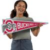 YouTheFan NCAA 3D Wall Pennant, precision-crafted, unique shape made of multiple layers, ready-to-hang, officially licensed and stylish addition for ultimate team fan(Ohio State Buckeyes)