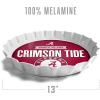YouTheFan Officially-Licensed NCAA Bottlecap Serving Tray – 13” x 13” – Bottle Cap Shaped Tray – 100% Melamine, Dishwasher Safe, BPA Free – Great Fan Gift(Alabama Crimson Tide)