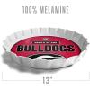 YouTheFan Officially-Licensed NCAA Bottlecap Serving Tray – 13” x 13” – Bottle Cap Shaped Tray – 100% Melamine, Dishwasher Safe, BPA Free – Great Fan Gift(Georgia Bulldogs)