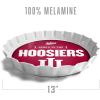 YouTheFan Officially-Licensed NCAA Bottlecap Serving Tray – 13” x 13” – Bottle Cap Shaped Tray – 100% Melamine, Dishwasher Safe, BPA Free – Great Fan Gift(Indiana Hoosiers)