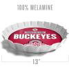 YouTheFan Officially-Licensed NCAA Bottlecap Serving Tray – 13” x 13” – Bottle Cap Shaped Tray – 100% Melamine, Dishwasher Safe, BPA Free – Great Fan Gift(Ohio State Buckeyes)