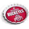 YouTheFan Officially-Licensed NCAA Bottlecap Serving Tray – 13” x 13” – Bottle Cap Shaped Tray – 100% Melamine, Dishwasher Safe, BPA Free – Great Fan Gift(Ohio State Buckeyes)