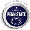 YouTheFan Officially-Licensed NCAA Bottlecap Serving Tray – 13” x 13” – Bottle Cap Shaped Tray – 100% Melamine, Dishwasher Safe, BPA Free – Great Fan Gift(Penn State Nittany Lions)