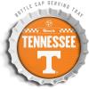 YouTheFan Officially-Licensed NCAA Bottlecap Serving Tray – 13” x 13” – Bottle Cap Shaped Tray – 100% Melamine, Dishwasher Safe, BPA Free – Great Fan Gift(Tennessee Volunteers)