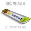 YouTheFan Officially-Licensed NCAA Snack Platter Platter – 100% Melamine, Dishwasher Safe, BPA Free – 16” x 5” – Fan Gift for Snacks, appetizers and Food(Michigan Wolverines)