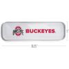 YouTheFan Officially-Licensed NCAA Snack Platter Platter – 100% Melamine, Dishwasher Safe, BPA Free – 16” x 5” – Fan Gift for Snacks, appetizers and Food(Ohio State Buckeyes)