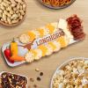YouTheFan Officially-Licensed NCAA Snack Platter Platter – 100% Melamine, Dishwasher Safe, BPA Free – 16” x 5” – Fan Gift for Snacks, appetizers and Food(Texas Longhorns)