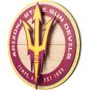 YouTheFan NCAA 3D Circle Backer Wall Art, precision-crafted, multiple layers create striking depth, ready-to-hang, officially licensed and visually stands out(Arizona State Sun Devils)