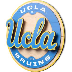 YouTheFan NCAA 3D Circle Backer Wall Art, precision-crafted, multiple layers create striking depth, ready-to-hang, officially licensed and visually stands out(UCLA Bruins)