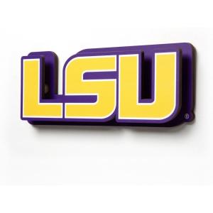 YouTheFan NCAA 3D Die-Cut Wall Art, precision-crafted and laser-cut in the exact shape of your team’s logo, multiple layers create striking depth, ready-to-hang and officially licensed(LSU Tigers)
