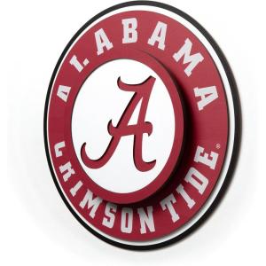 YouTheFan NCAA 3D Die-Cut Wall Art, precision-crafted and laser-cut in the exact shape of your team’s logo, multiple layers create striking depth, ready-to-hang and officially licensed(Alabama Crimson Tide)