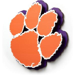 YouTheFan NCAA 3D Die-Cut Wall Art, precision-crafted and laser-cut in the exact shape of your team’s logo, multiple layers create striking depth, ready-to-hang and officially licensed(Clemson Tigers)