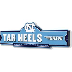 YouTheFan NCAA 3D Street Sign, precision-crafted, ready-to-hang wall art, officially licensed and stylish addition for the ultimate team fan(North Carolina Tar Heels)