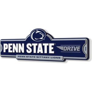 YouTheFan NCAA 3D Street Sign, precision-crafted, ready-to-hang wall art, officially licensed and stylish addition for the ultimate team fan(Penn State Nittany Lions)