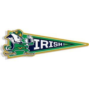 YouTheFan NCAA 3D Wall Pennant, precision-crafted, unique shape made of multiple layers, ready-to-hang, officially licensed and stylish addition for ultimate team fan(Notre Dame Fighting Irish)