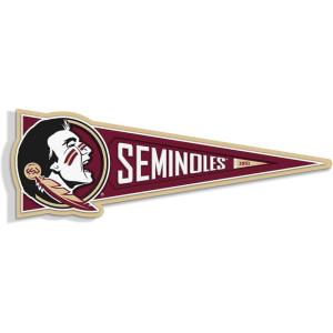 YouTheFan NCAA 3D Wall Pennant, precision-crafted, unique shape made of multiple layers, ready-to-hang, officially licensed and stylish addition for ultimate team fan(Florida State Seminoles)