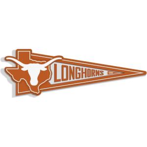 YouTheFan NCAA 3D Wall Pennant, precision-crafted, unique shape made of multiple layers, ready-to-hang, officially licensed and stylish addition for ultimate team fan(Texas Longhorns)