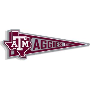 YouTheFan NCAA 3D Wall Pennant, precision-crafted, unique shape made of multiple layers, ready-to-hang, officially licensed and stylish addition for ultimate team fan(Texas A&M Aggies)