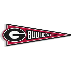 YouTheFan NCAA 3D Wall Pennant, precision-crafted, unique shape made of multiple layers, ready-to-hang, officially licensed and stylish addition for ultimate team fan(Georgia Bulldogs)