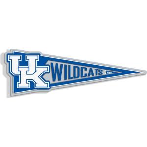 YouTheFan NCAA 3D Wall Pennant, precision-crafted, unique shape made of multiple layers, ready-to-hang, officially licensed and stylish addition for ultimate team fan(Kentucky Wildcats)