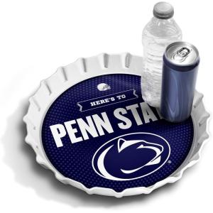 YouTheFan Officially-Licensed NCAA Bottlecap Serving Tray – 13” x 13” – Bottle Cap Shaped Tray – 100% Melamine, Dishwasher Safe, BPA Free – Great Fan Gift(Penn State Nittany Lions)