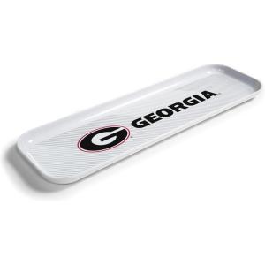 YouTheFan Officially-Licensed NCAA Snack Platter Platter – 100% Melamine, Dishwasher Safe, BPA Free – 16” x 5” – Fan Gift for Snacks, appetizers and Food(Georgia Bulldogs)