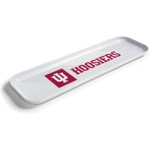 YouTheFan Officially-Licensed NCAA Snack Platter Platter – 100% Melamine, Dishwasher Safe, BPA Free – 16” x 5” – Fan Gift for Snacks, appetizers and Food(Indiana Hoosiers)