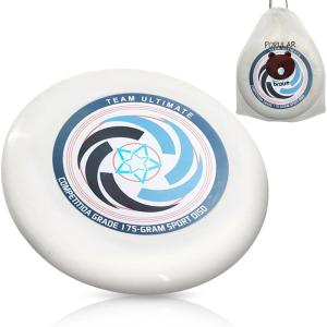 175g Frisbee de compétition, Frisbee sportif, Frisbee professionnel, Frisbee d&rsquo;extérieur original, sports de plein air amusants, joueurs professionnels et occasionnels (sac de rangement)【Section B】(Bleu Clair)