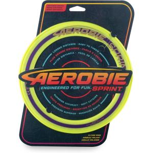 Aerobie Sprint Ring – Disque Volant d&rsquo;extérieur – 25,4 cm – Orange(Verdure)