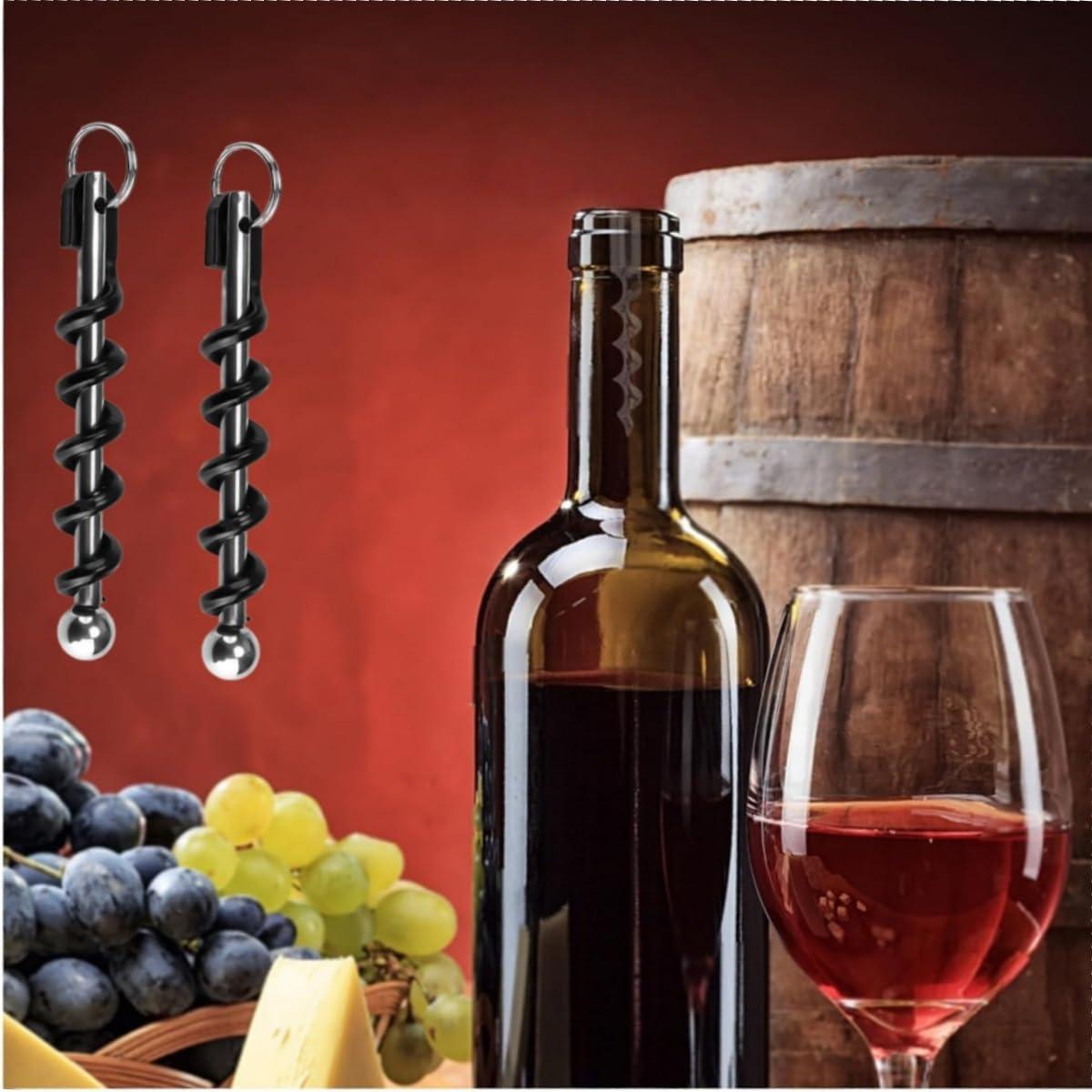 imageOuvreBouteille2 Pices avec Portecls Tirebouchons MultifonctionnelsOuvreBouteille de Vin PortablePorte clspour CuisinesCafsRestaurantsPiqueniques