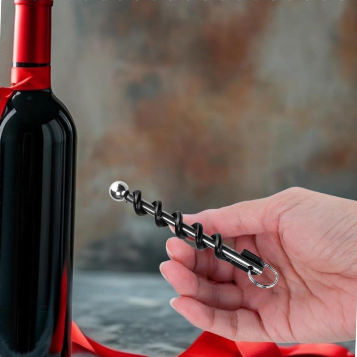 imageOuvreBouteille2 Pices avec Portecls Tirebouchons MultifonctionnelsOuvreBouteille de Vin PortablePorte clspour CuisinesCafsRestaurantsPiqueniques